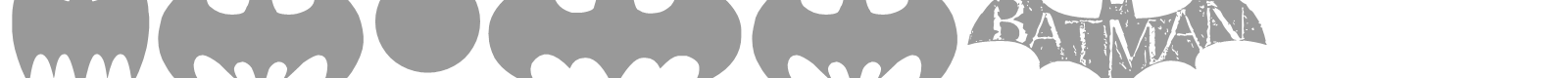Batman Evolution Logo font preview